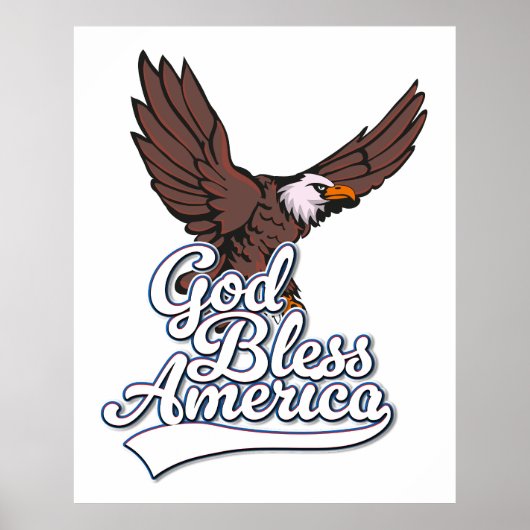 God Bless Amerika Poster (Voorkant)