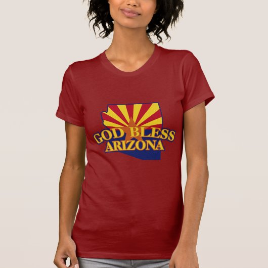 God Bless Arizona T-shirt (Voorkant)