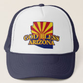 God Bless Arizona Trucker Pet (Voorkant)