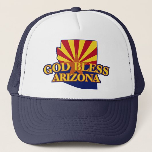 God Bless Arizona Trucker Pet (Voorkant)