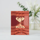 God Bless Art Print Briefkaart (Staand voorkant)