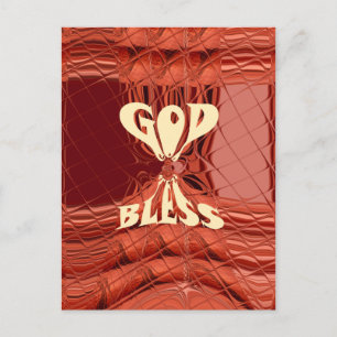God Bless Art Print Briefkaart