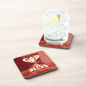 God Bless Art Print Drankjes Onderzetter (Rechterzijde)