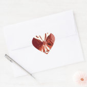 God Bless Art Print Hart Sticker (Envelop)