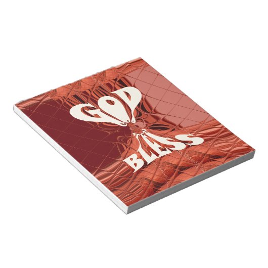 God Bless Art Print Notitieblok (Schuin)