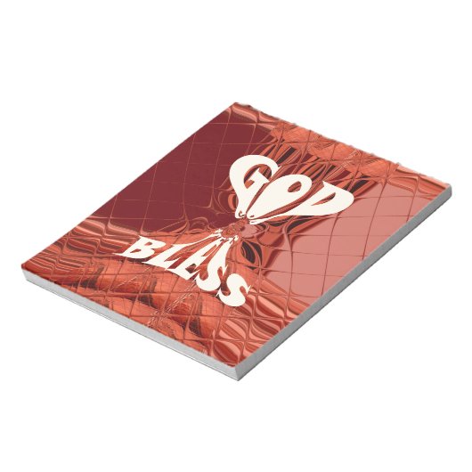 God Bless Art Print Notitieblok (Linkerzijde)