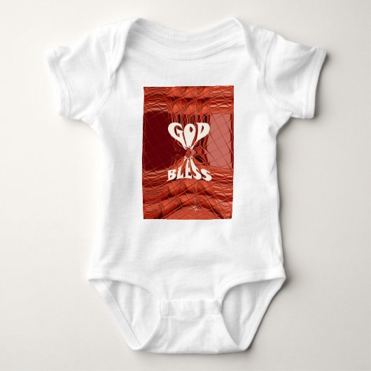 God Bless Art Print Romper (Voorkant)