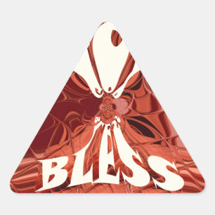 God Bless Art Print Sticker