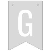 God Bless Blue en Gray Custom Name Baptisme Vlaggetjes (Tweede vlag)