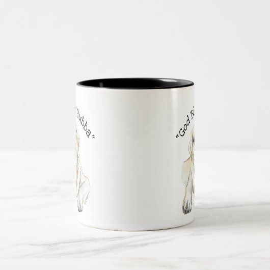 "God Bless Bubba" - True Crime Hero Tweekleurige Koffiemok (Center)