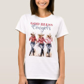God Bless Cowgirls T-shirt (Voorkant)