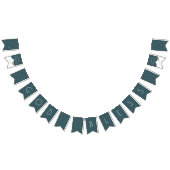 God Bless Crescent Moon & Stars Marine Blauwe Doop Vlaggetjes (Alle)