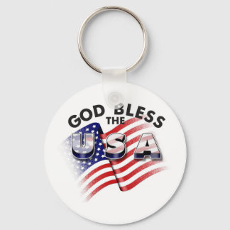 God Bless de Amerikaanse Sleutelhanger