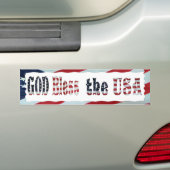 GOD BLESS DE VS-BUMPERSTICKER BUMPERSTICKER (Op auto)