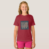 God bless de VS ontwerp T-shirt (Voorkant volledig)