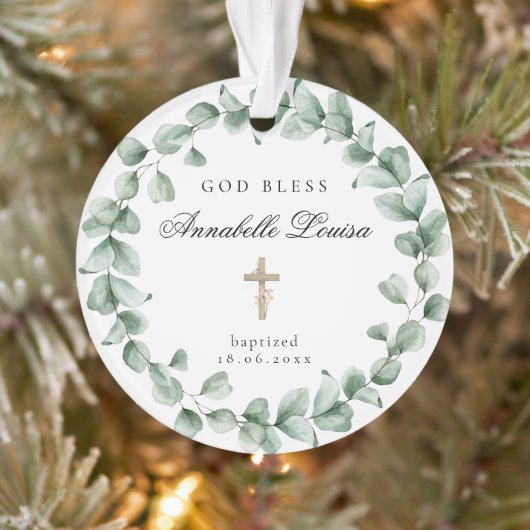 God Bless Doop Eucalyptus Ornament (Boom)