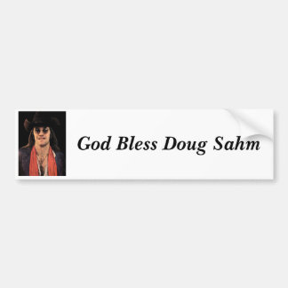 God Bless Doug Sahm Bumpersticker