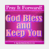 God Bless en hou je Magneet (Voorkant)