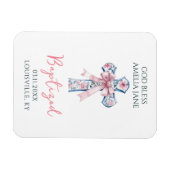 God Bless Girl Doop Keepsake Magneet (Horizontaal)