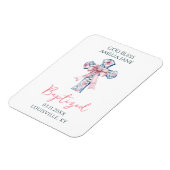God Bless Girl Doop Keepsake Magneet (Linkerzijde)