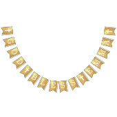 God Bless Gold 4 Letters Name Baptisme Commune Vlaggetjes (Alle)