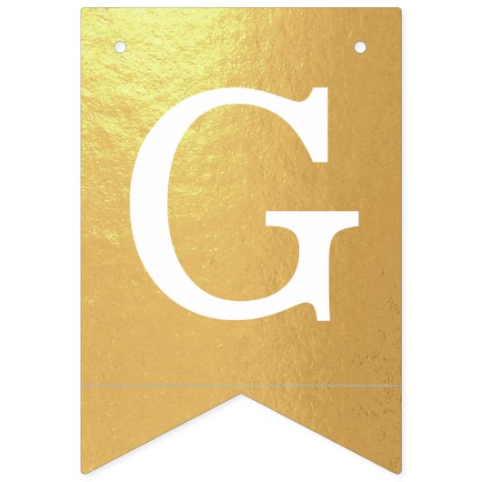 God Bless Gold 4 Letters Name Baptisme Commune Vlaggetjes (Tweede vlag)