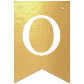 God Bless Gold 4 Letters Name Baptisme Commune Vlaggetjes (Derde vlag)