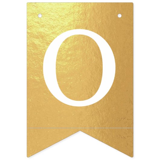 God Bless Gold 4 Letters Name Baptisme Commune Vlaggetjes (Derde vlag)