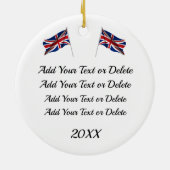 God Bless Great Britain Ceramic Ornament (Achterkant)