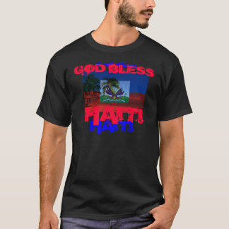 God Bless, HAITI, T-shirt