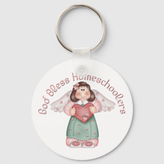 God Bless Homeschoolers - Sleutelhanger (Voorkant)