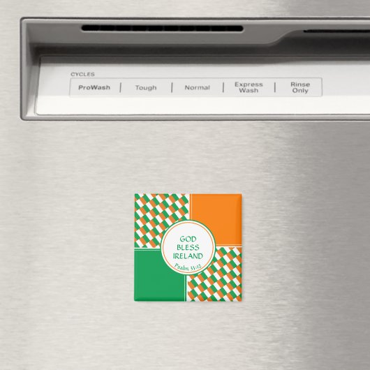 GOD BLESS IERLAND MAGNEET (Insitu (Vaatwasser))