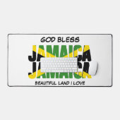 GOD BLESS JAMAICA JAMAICA Flag Bureaumat (Keyboard & Muis)