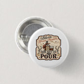God Bless Je Hart, Nu Koppen Dicht & Schenken Ronde Button 3,2 Cm (Voorkant /achterkant)