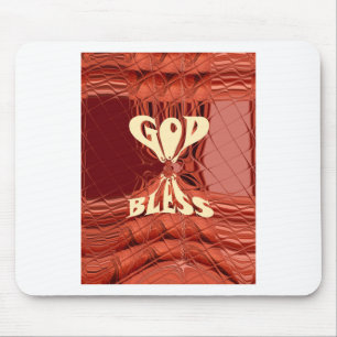 God Bless Kunstprint Muismat