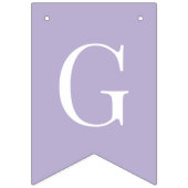 God Bless Lavender 6 Letters Doop Eerste Communie Vlaggetjes (Eerste vlag)