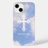 God Bless Ma Cross in de Sky Moederdag Case-Mate iPhone Case (Achterkant)