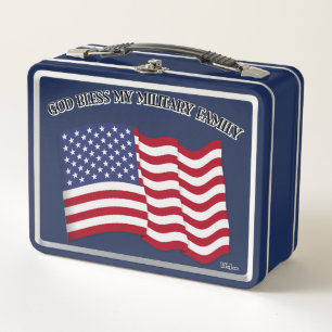 GOD BLESS MIJN MILITAIRE GEZIN met Amerikaanse vla