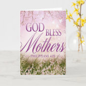 God Bless Moeders Kaart (Gele Bloem)