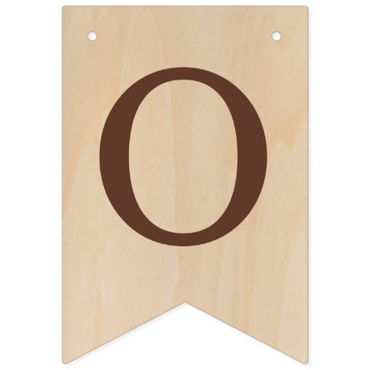 God Bless Naam Bruin Hout Doop Eerste Communie Vlaggetjes (Tweede vlag)