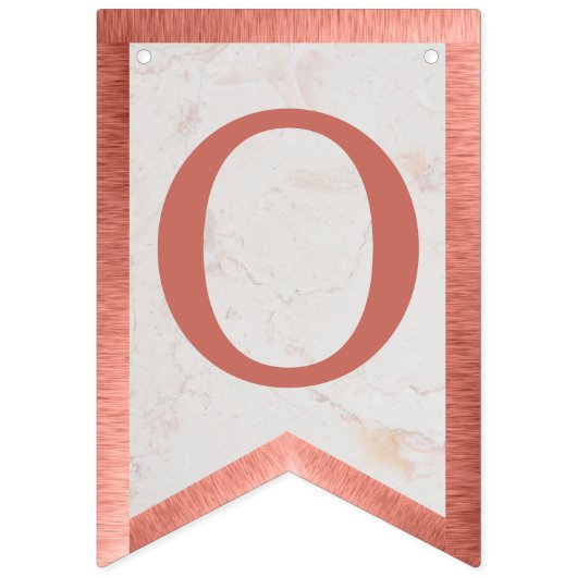 God Bless Name Roos Gouden Marmeren Doopsel Commun Vlaggetjes (Tweede vlag)