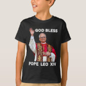 God Bless New Pe Leo Xiv Catholic Church Faith Sun T-shirt (Voorkant)