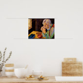 GOD BLESS ONZE FAMILIE-poster Poster (Keuken)