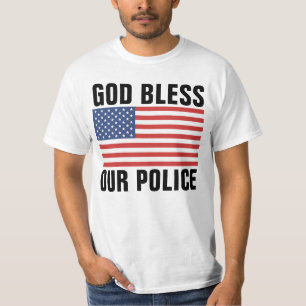 GOD BLESS ONZE POLITIE T-SHIRS T-SHIRT