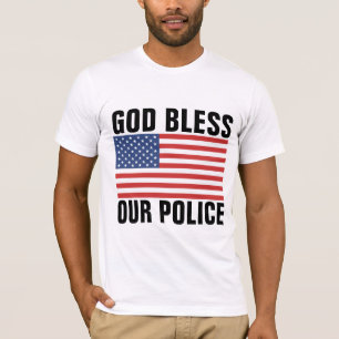 GOD BLESS ONZE POLITIE T-SHIRS T-SHIRT