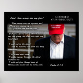 GOD BLESS ONZE PRESIDENT POSTER (Voorkant)