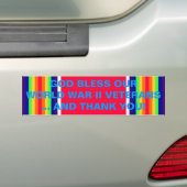 GOD BLESS ONZE WERELDWIJDE WAR II VETERANEN ... BUMPERSTICKER (Op auto)