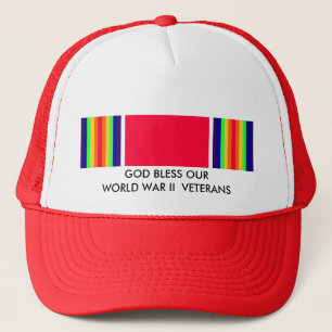 GOD BLESS ONZE WERELDWIJDE WAR II-VETERANEN TRUCKER PET