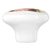 God Bless Our Home Cute Teddy Bear  Keramische Knop (Zijkant)