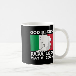 God Bless Papa Leo Italiaanse Paus Leo 2025 Koffiemok
